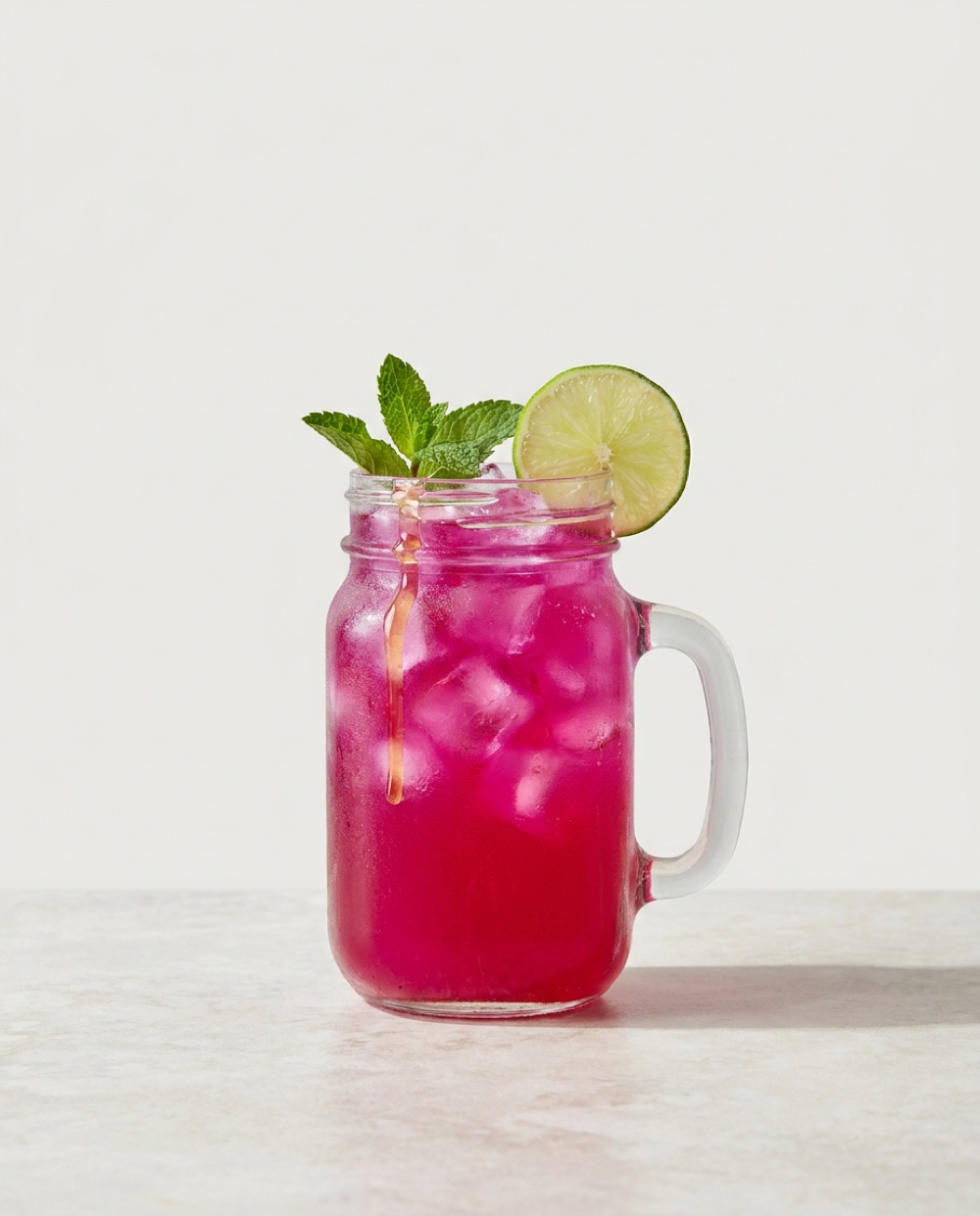 Dragonfruit with Mint Lemonade