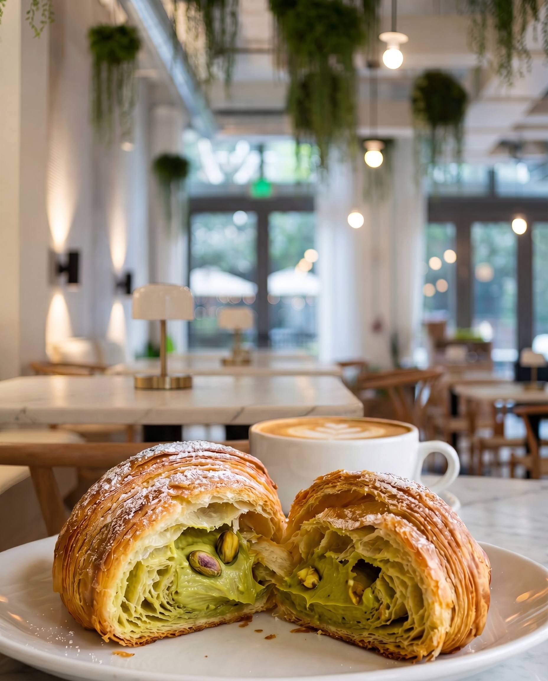 Fresh pastries and morning coffee at the Ventura Wynwood bakery